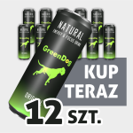 12 x GreenDog ORIGINAL – ENERGY&FOCUS DRINK - obrazek 2