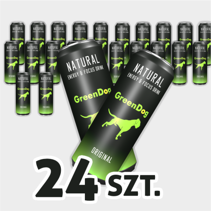 24 x GreenDog ORIGINAL – ENERGY&FOCUS DRINK